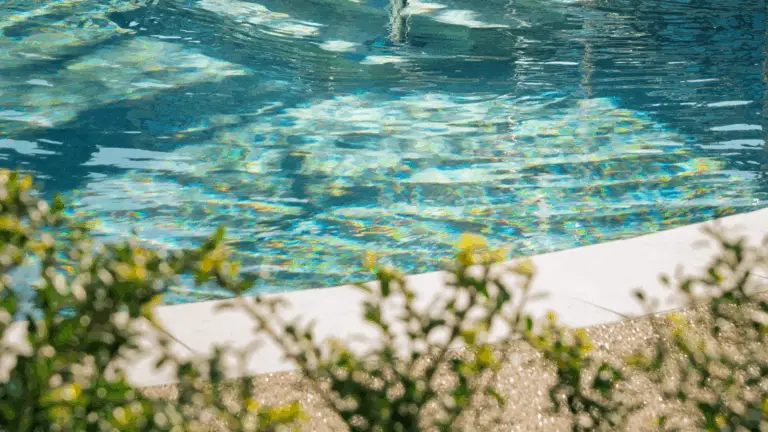 Relaxing poolside views in a luxurious day spa.