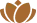 Brown stylised flower, symbol of Milan